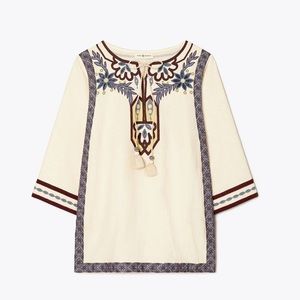 Tory Burch NWT Embroidered Tunic